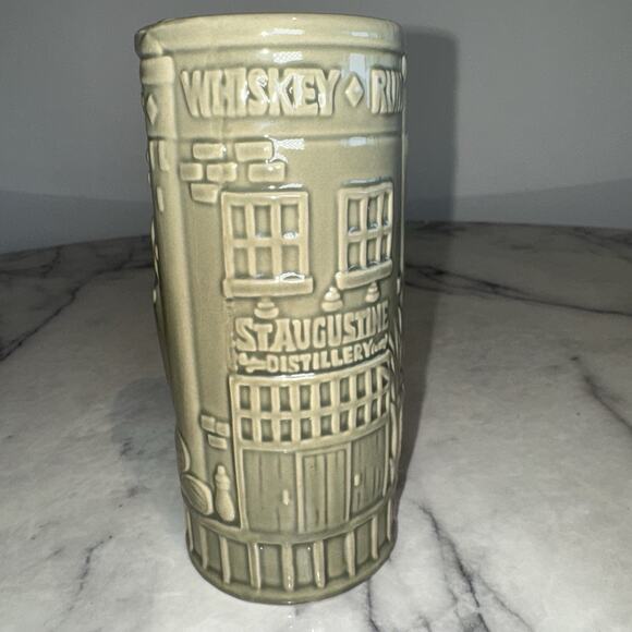 2019 Tiki Farm St. Augustine Distillery Collectors Tiki Mug Cup Thor Cocktails - Picture 3 of 7
